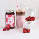 Image of Raspberry White Chocolate Iced Latte Recipe